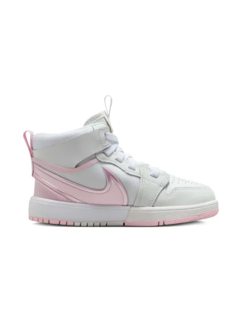 Jordan Kids tenis Air Jordan 1 Retro Mid RM "White/Fire Red/Pink Foam" 