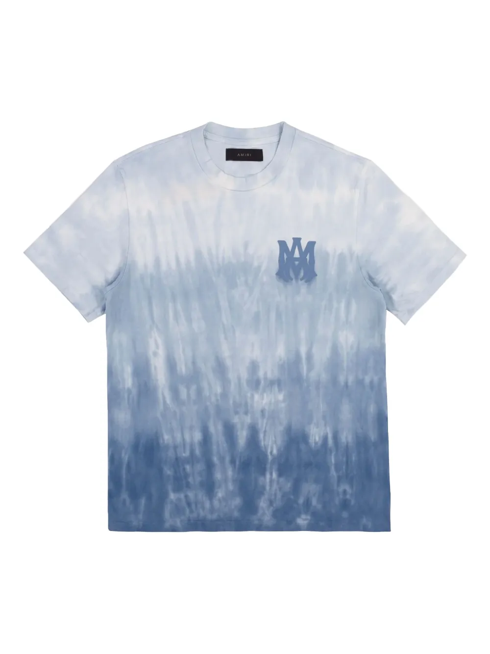 AMIRI MA Logo Dip Dye T-shirt BLUE