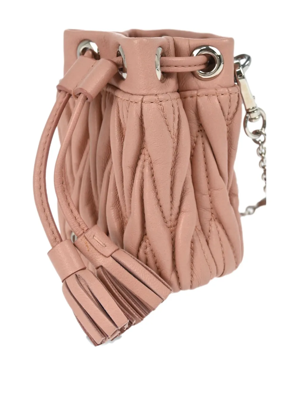 Miu Miu Pre-Owned 2010s Crystal Drawstring shoulder bag | Pre-Owned | Image 2