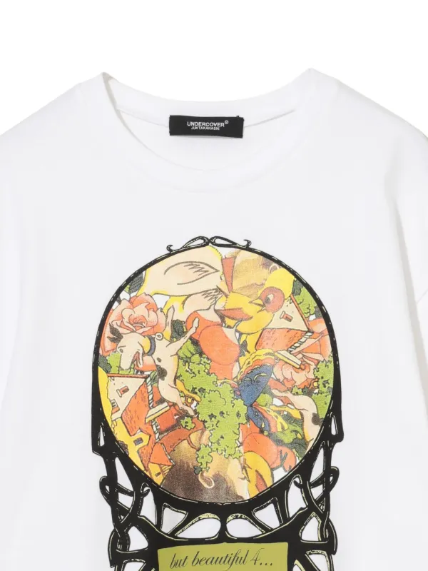 Undercover graphic-print T-shirt | White | FARFETCH IN