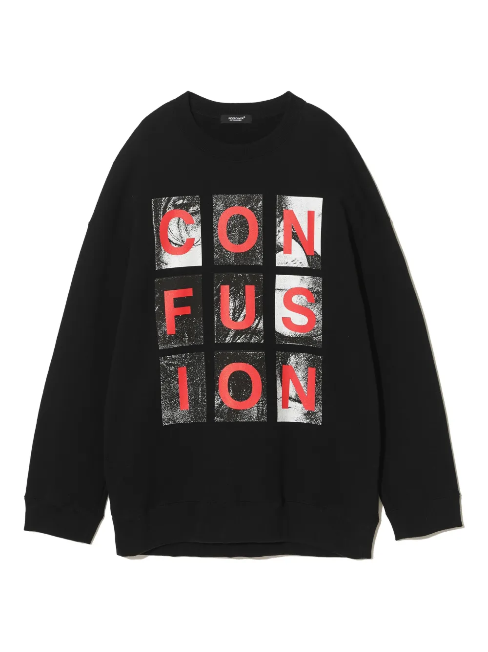 Undercover graphic-print cotton sweatshirt | Black | Image 1