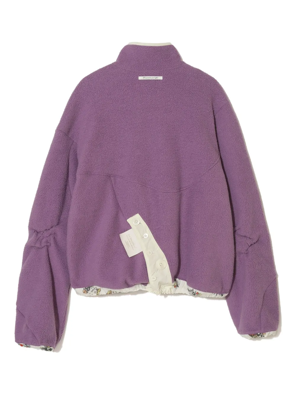 Undercover floral-print trim sweatshirt | Sweaters | Image 2