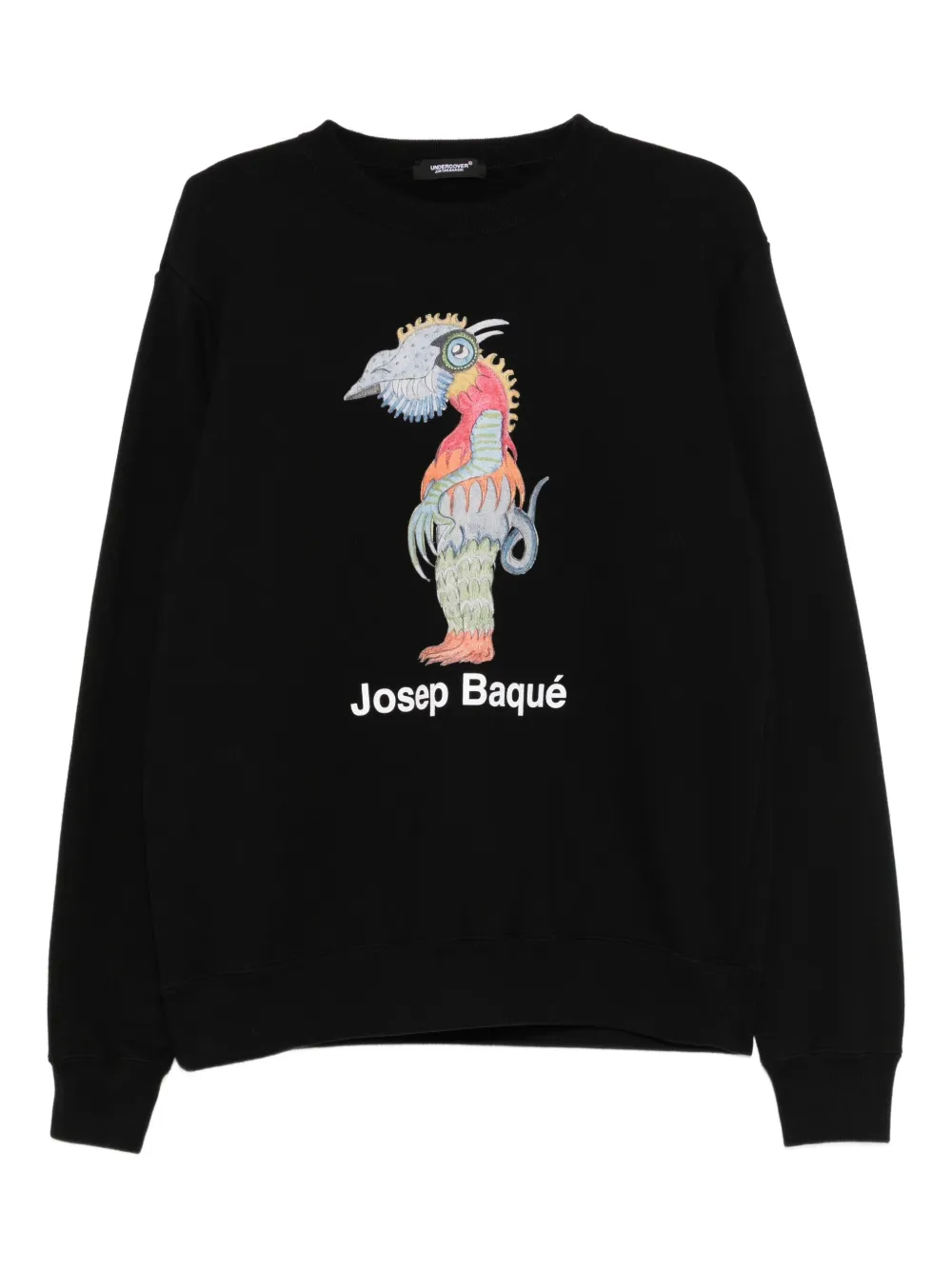 Undercover graphic-print cotton sweatshirt | Black | Image 1