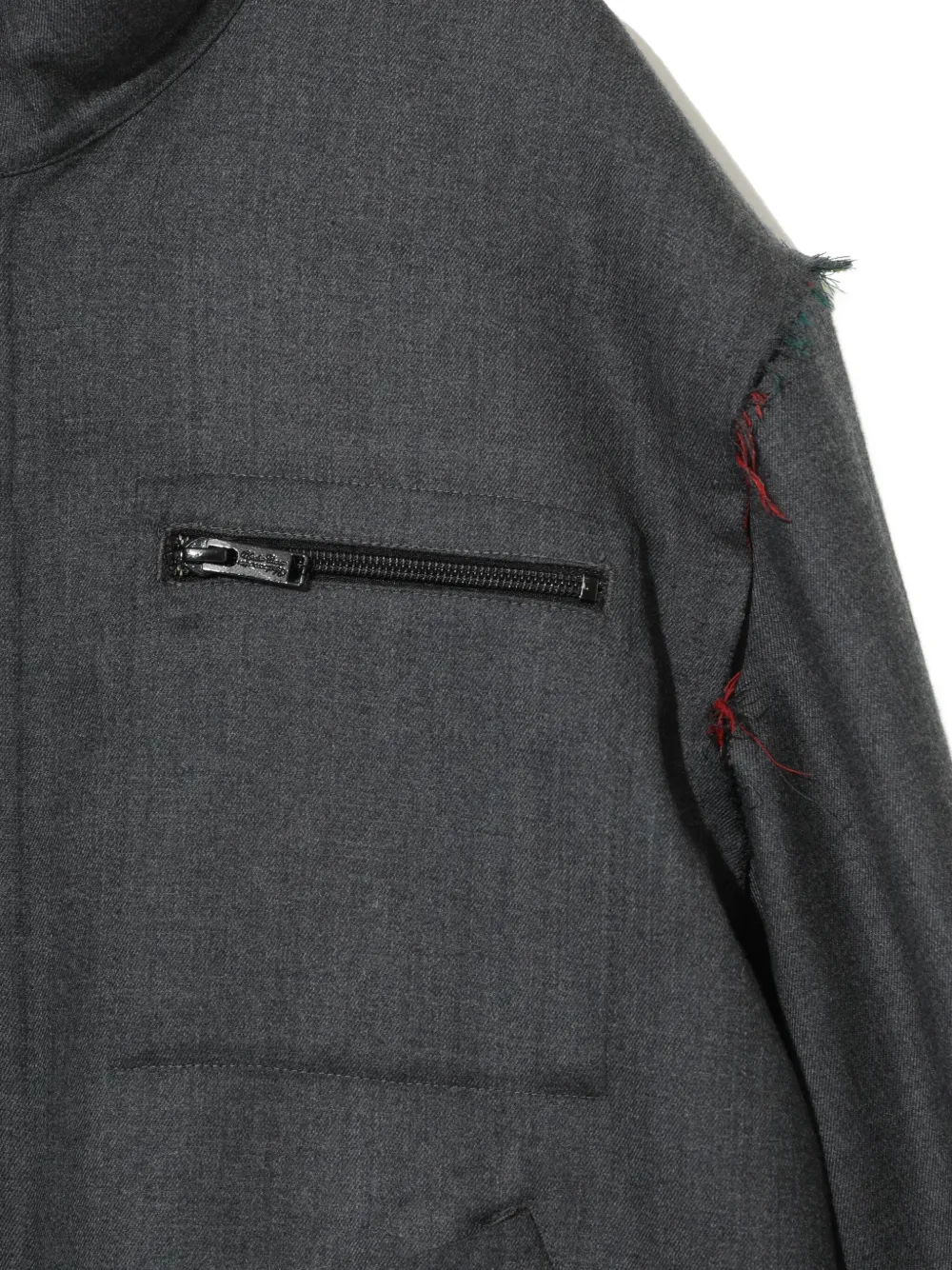 Undercover Wool Bomber Jacket In Gray