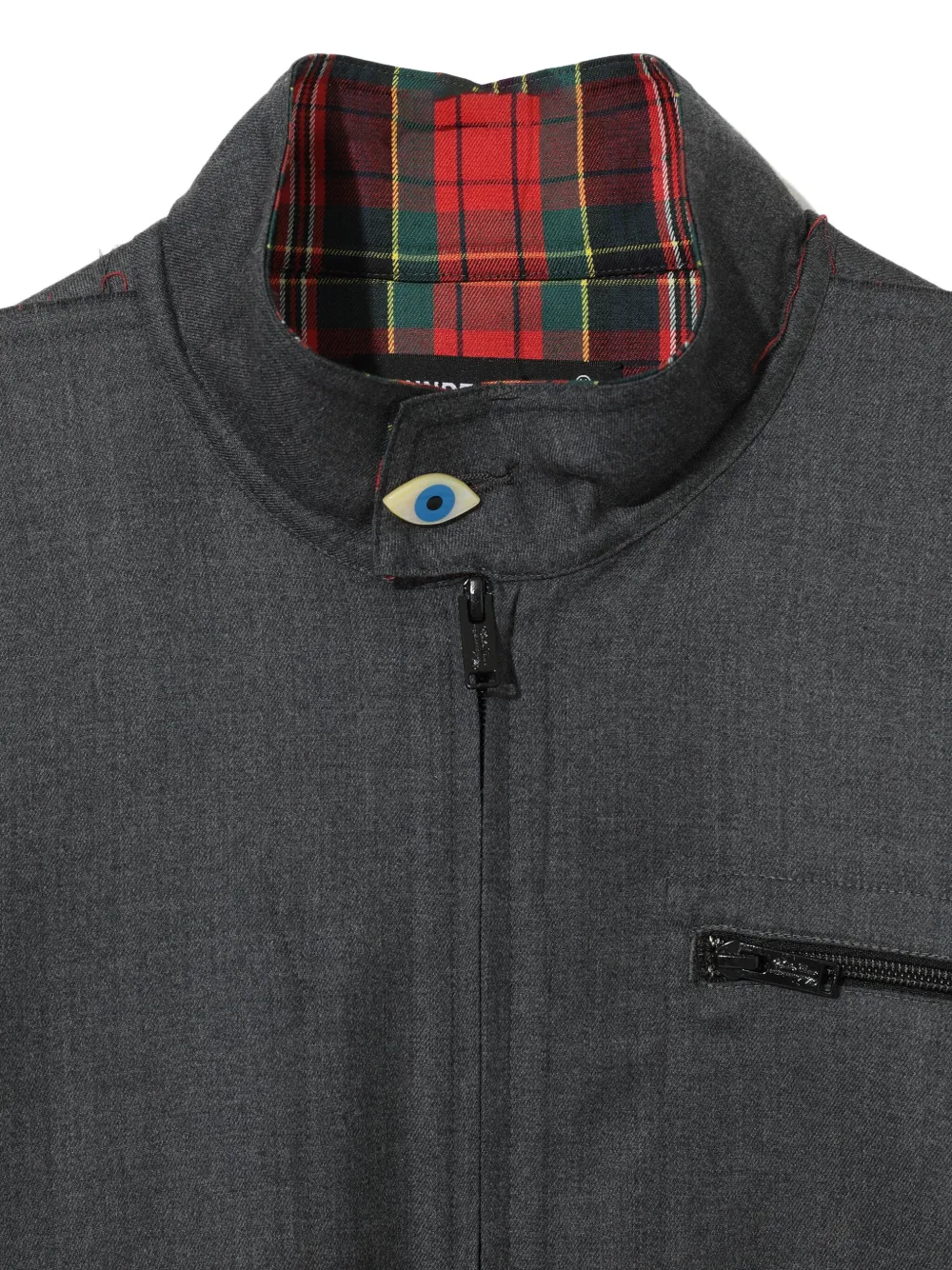 Undercover Wool Bomber Jacket In Gray