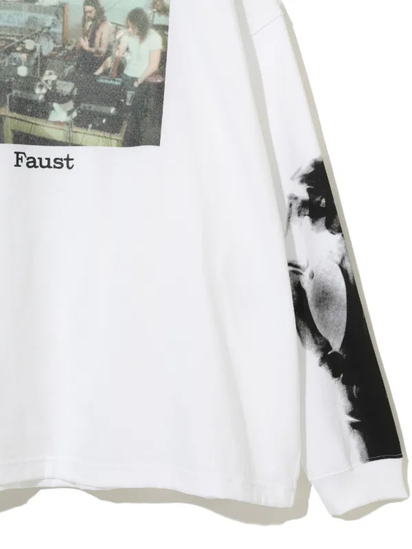 Undercover Faust-print long-sleeve Sweater | White | FARFETCH