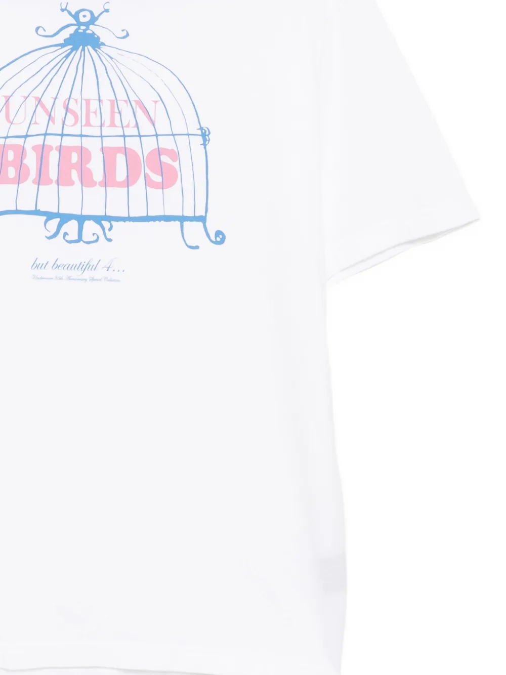 Undercover Katoenen T-shirt met grafische print Wit