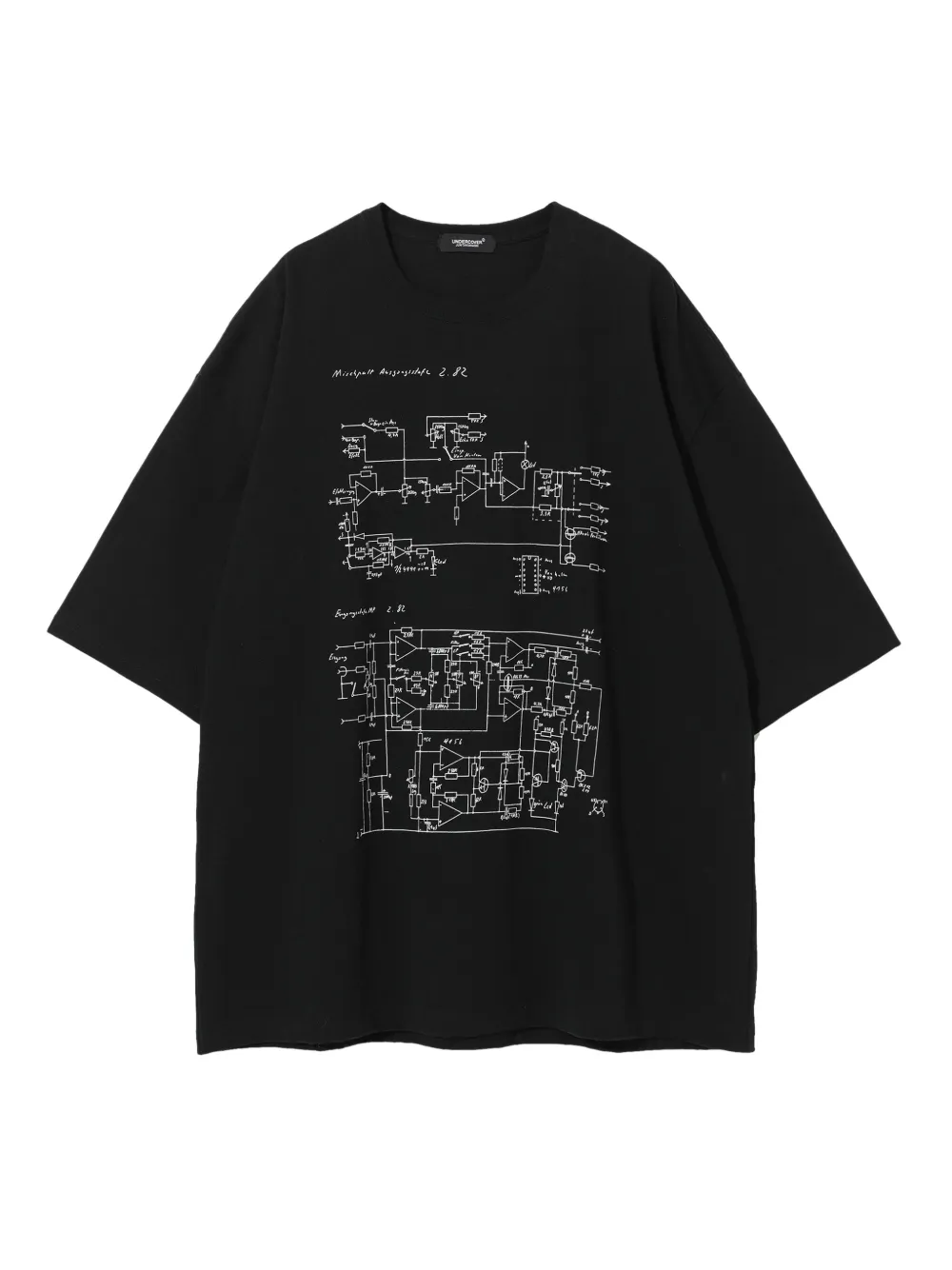 Undercover T-shirt met print Zwart