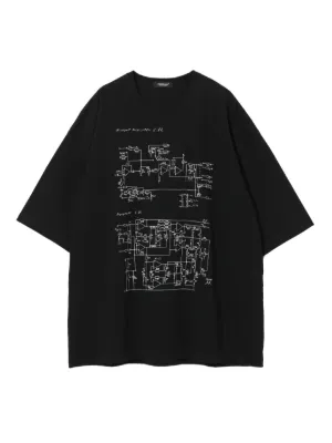 02AW UNDERCOVER Tシャツ 総柄 アンダーカバー UNDERCOVER(アンダーカバー) 96AW WIRE期 有刺鉄線 星プリント T