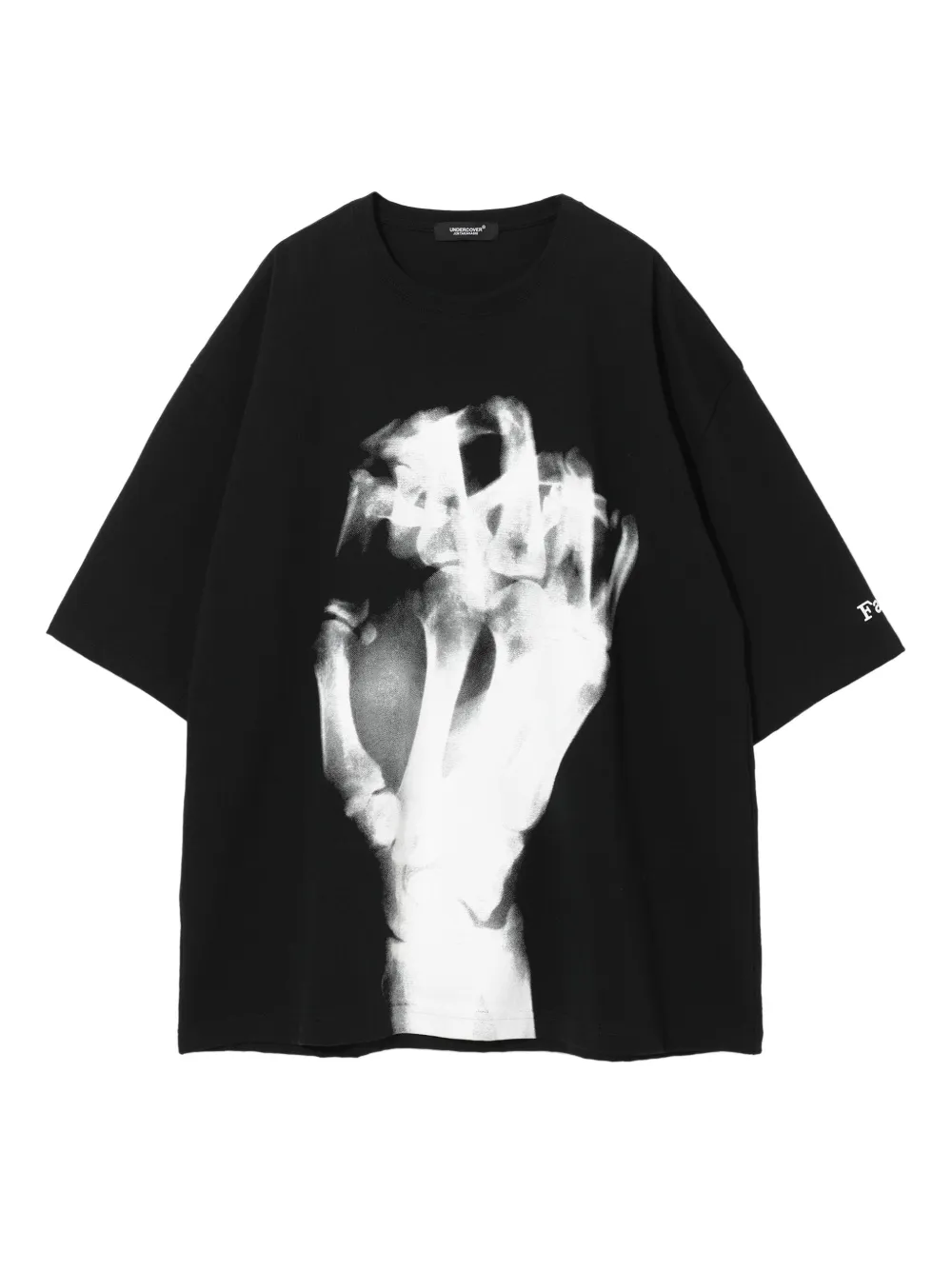 Undercover Katoenen T-shirt met print Zwart
