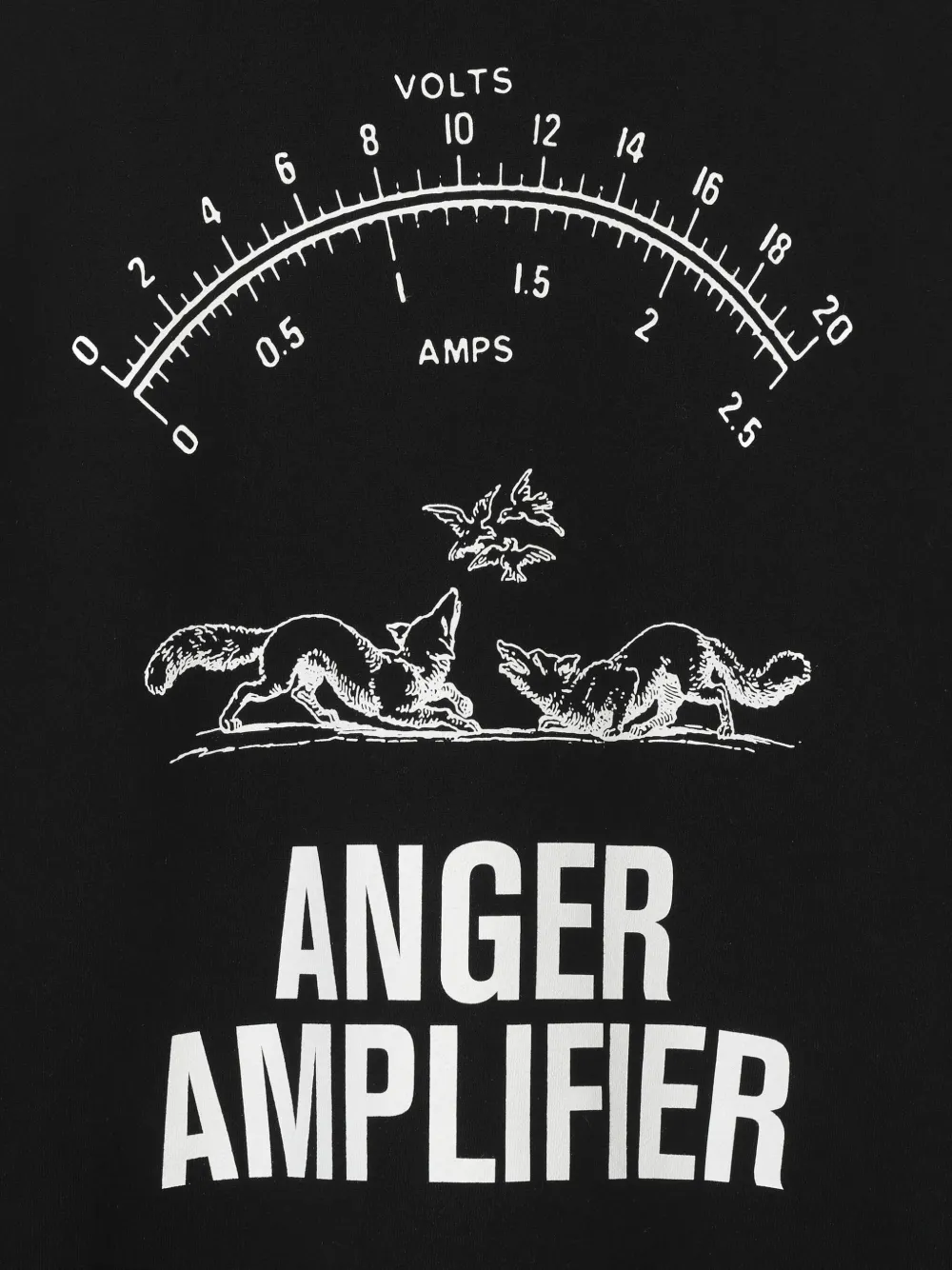 Undercover Voltmeter-print Sweatshirt In Black
