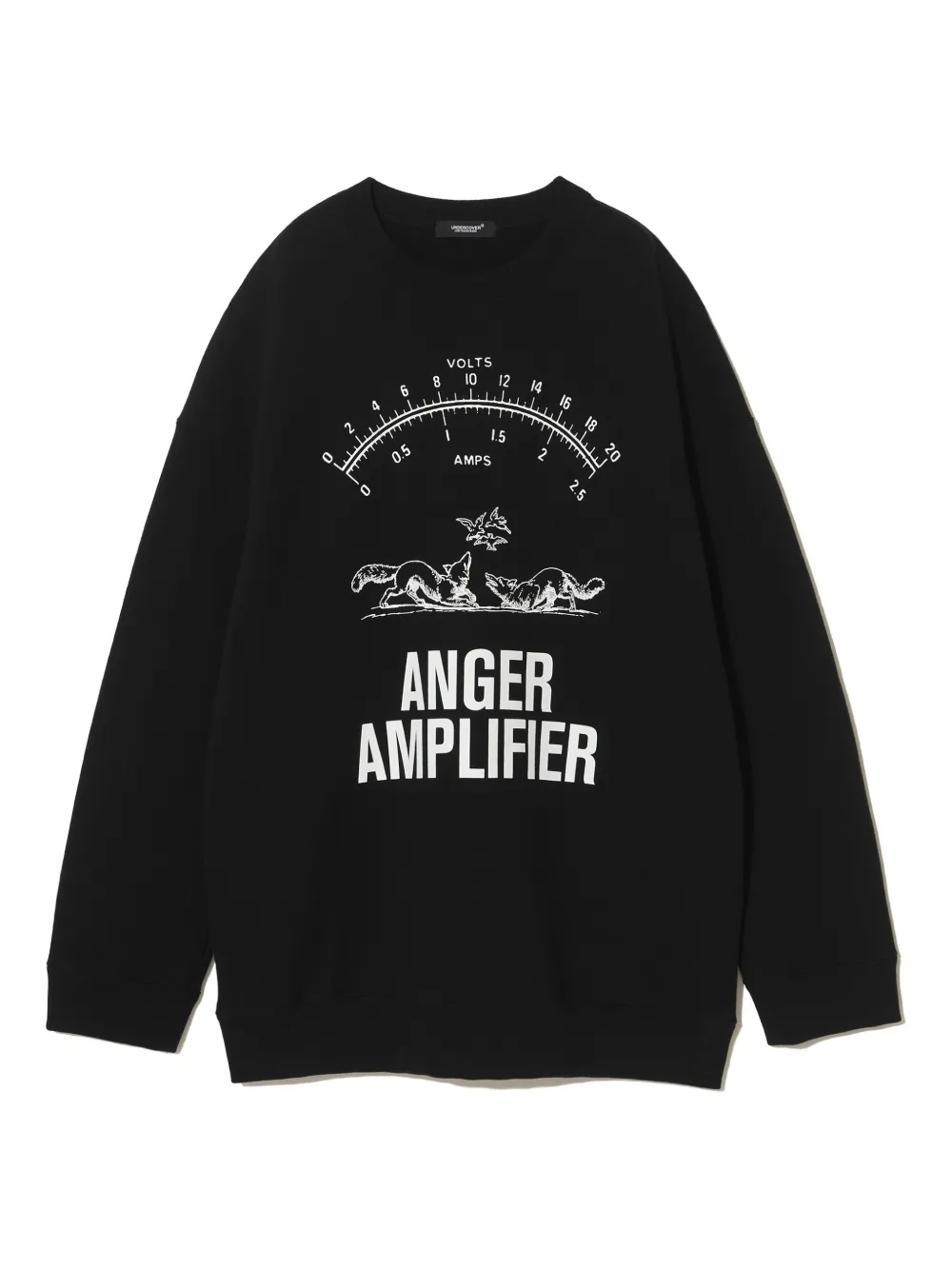 Undercover Voltmeter-print Sweatshirt In Black