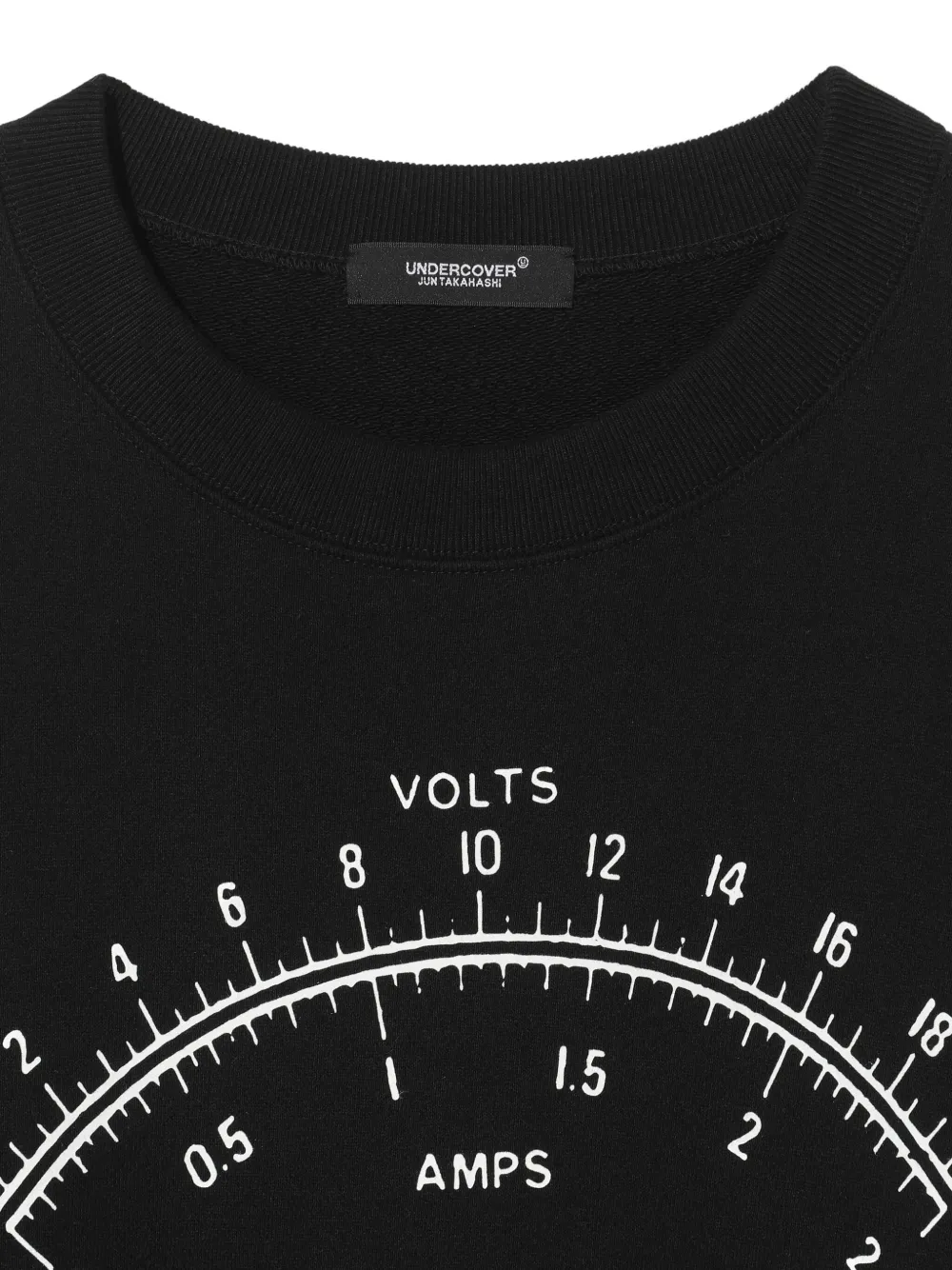 Undercover Voltmeter-print Sweatshirt In Black