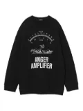 Undercover voltmeter-print sweatshirt - Black