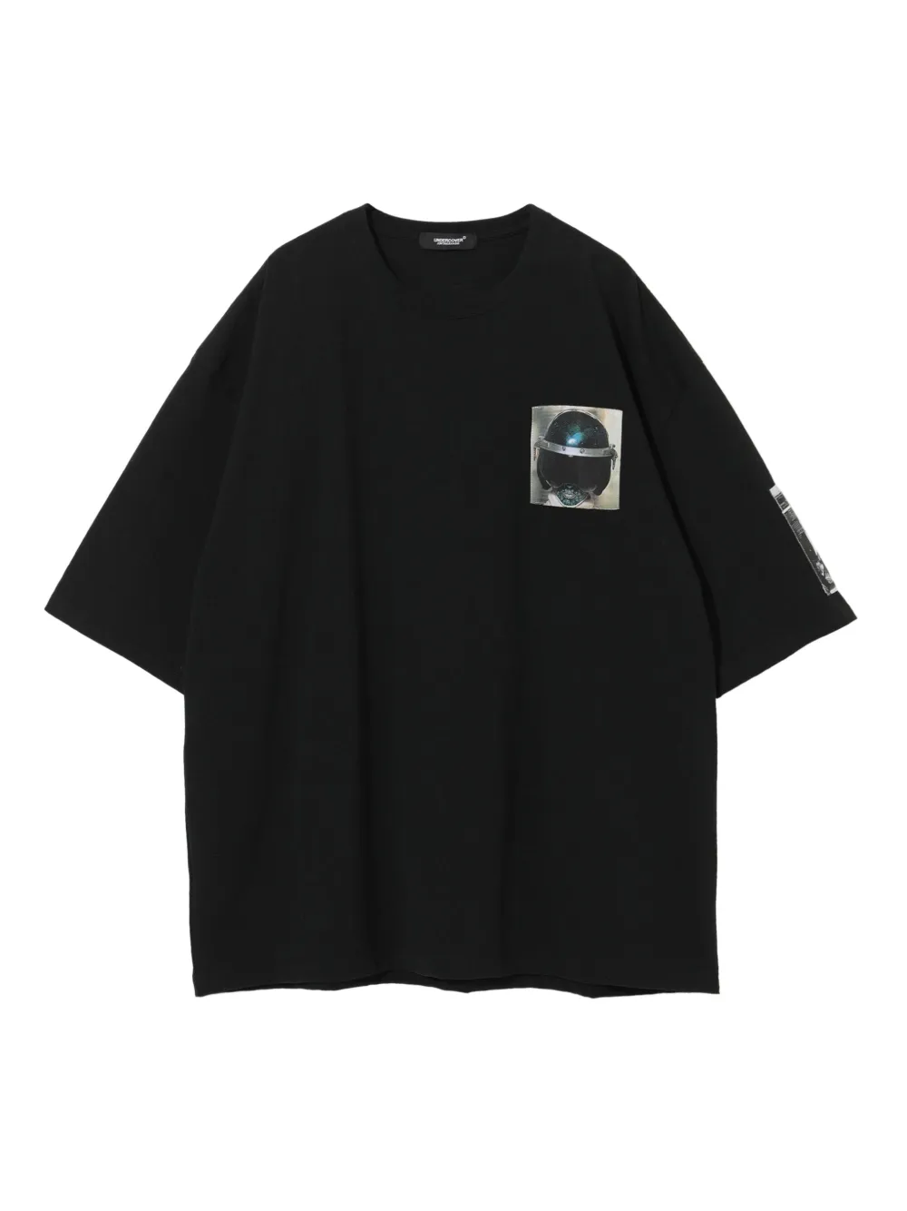 Undercover Katoenen T-shirt met grafische print Zwart