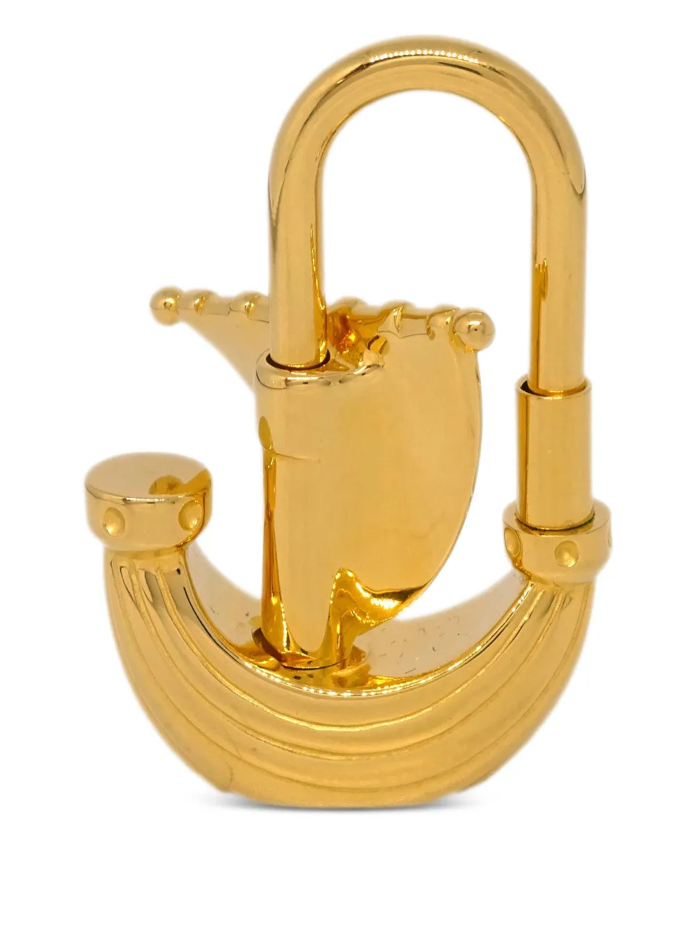 Pre-owned Hermes 2006 Limited Edition L' Air De Paris Yacht Padlock In Gold