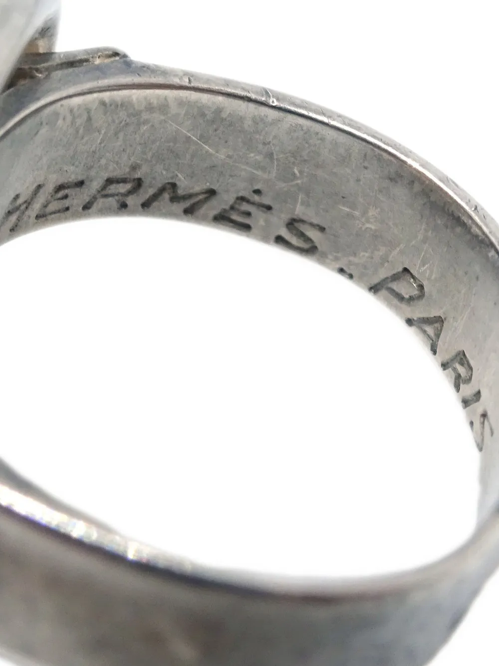 Pre-owned Hermes 1990-2000s Interlocking Loop Ring