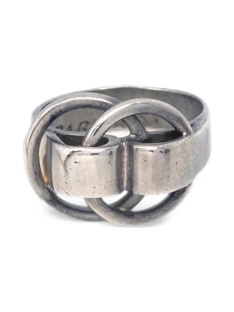 Hermès Pre-Owned anillo con bucle entrelazado 1990-2000