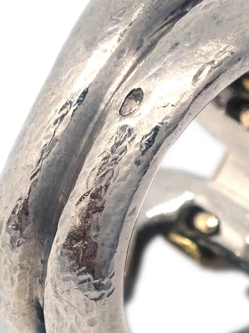 Pre-owned Hermes 1990-2000s Logo-detailing Ring