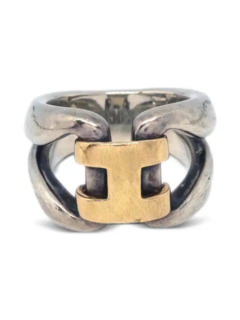Hermès Pre-Owned anillo con detalle del logo 1990-2000