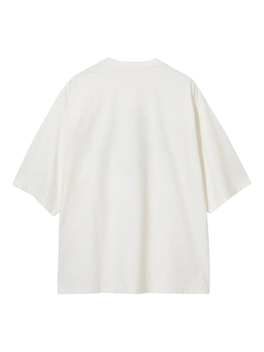 Undercover zip-detail cotton T-shirt Beige
