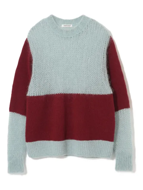 Undercover mohair-blend striped sweater