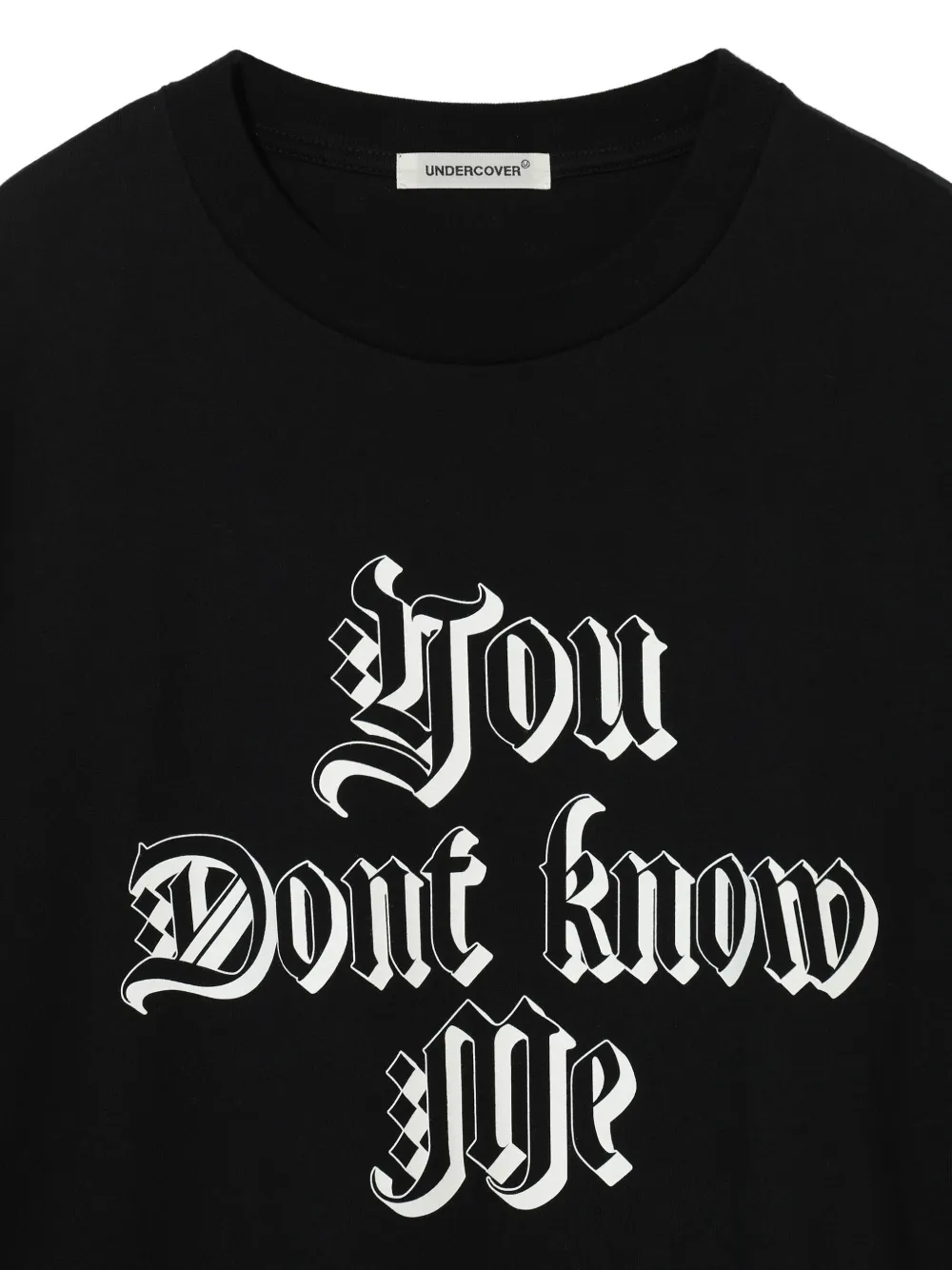 Undercover T-shirt met grafische print Zwart