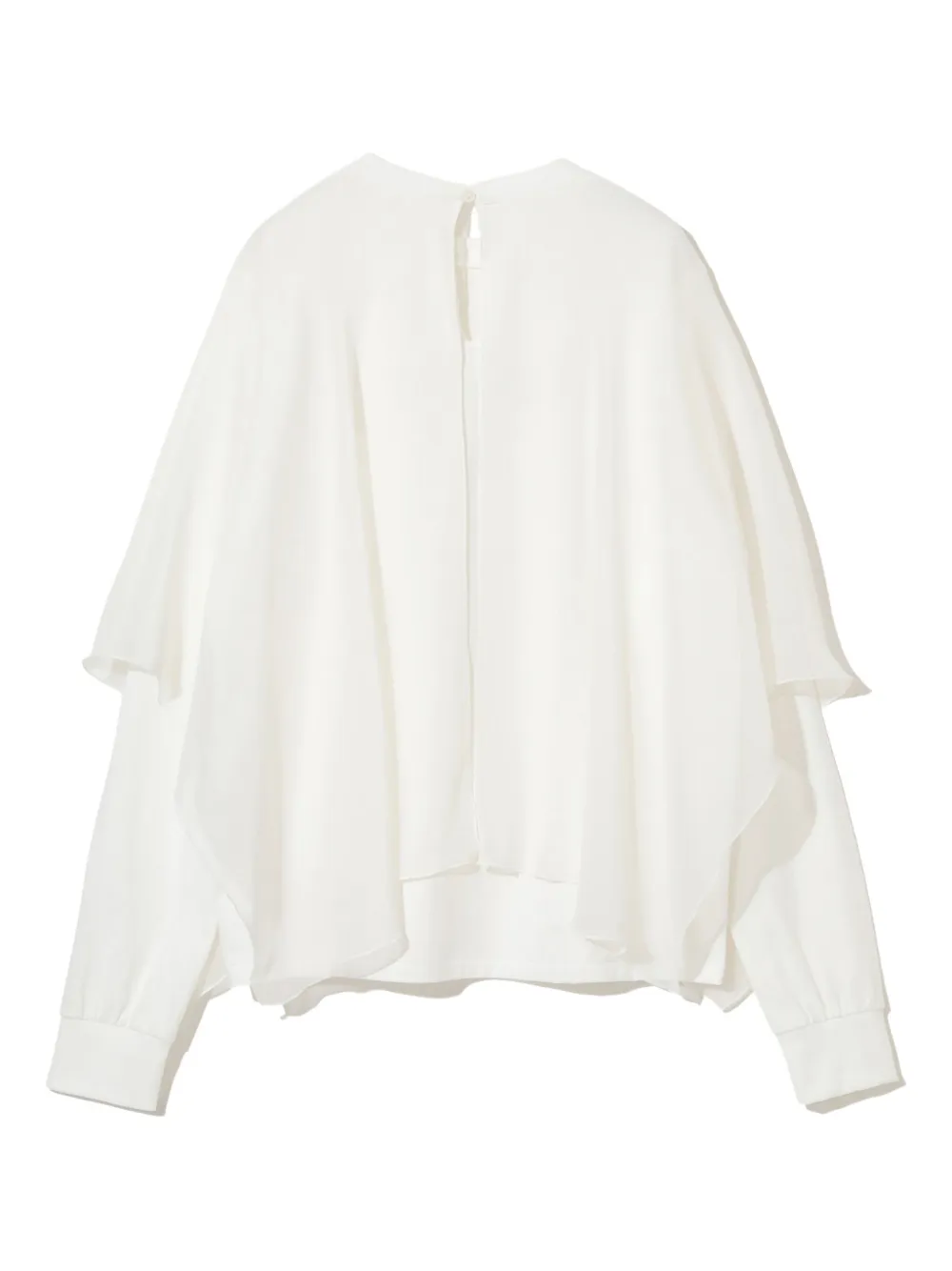 Undercover Gelaagde sweater met fladdermouwen Wit