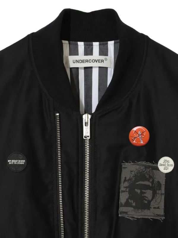 Undercover パッチ ボンバージャケット | ブラック | FARFETCH JP