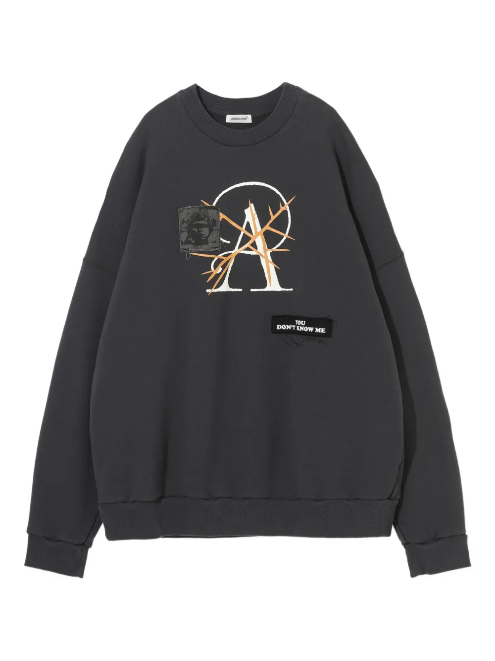 Undercover Sweater met grafische print Grijs