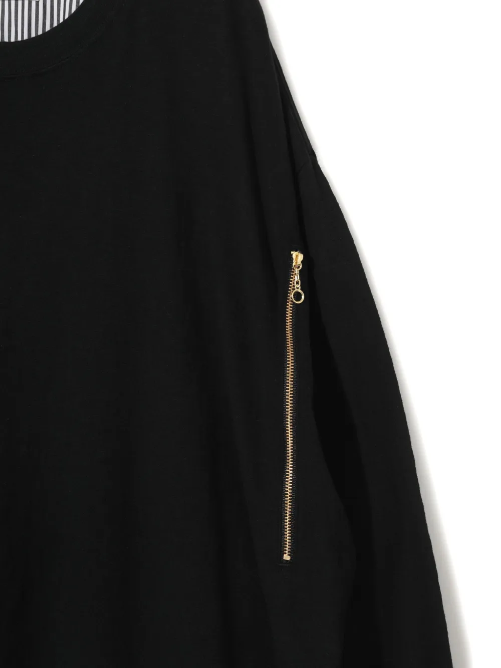 Undercover Sweater met rits Zwart