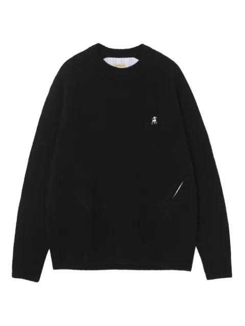 Undercover patch-detail wool sweater