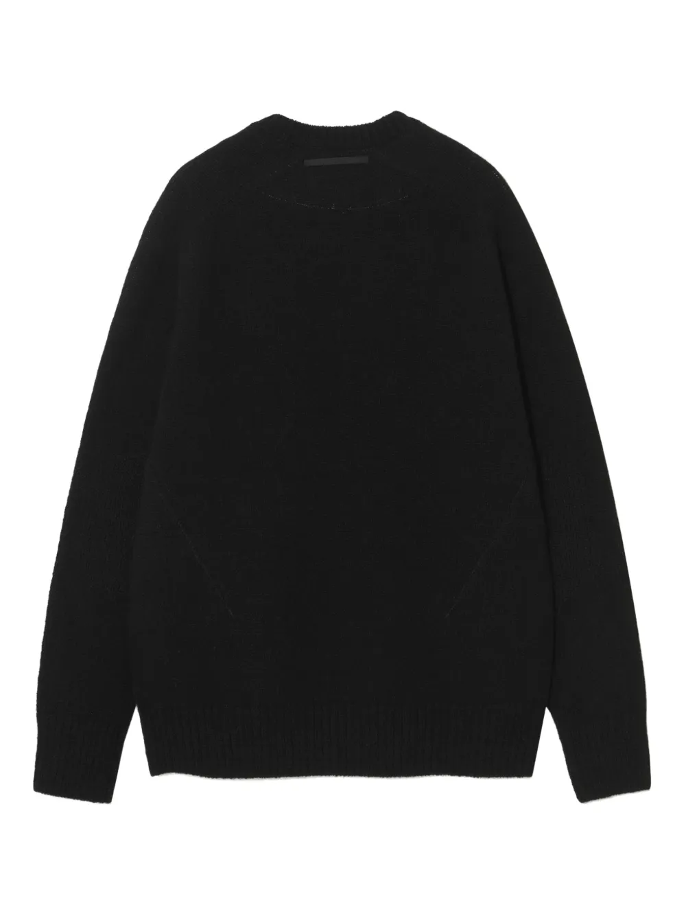 Undercover Wollen trui met patch - Zwart