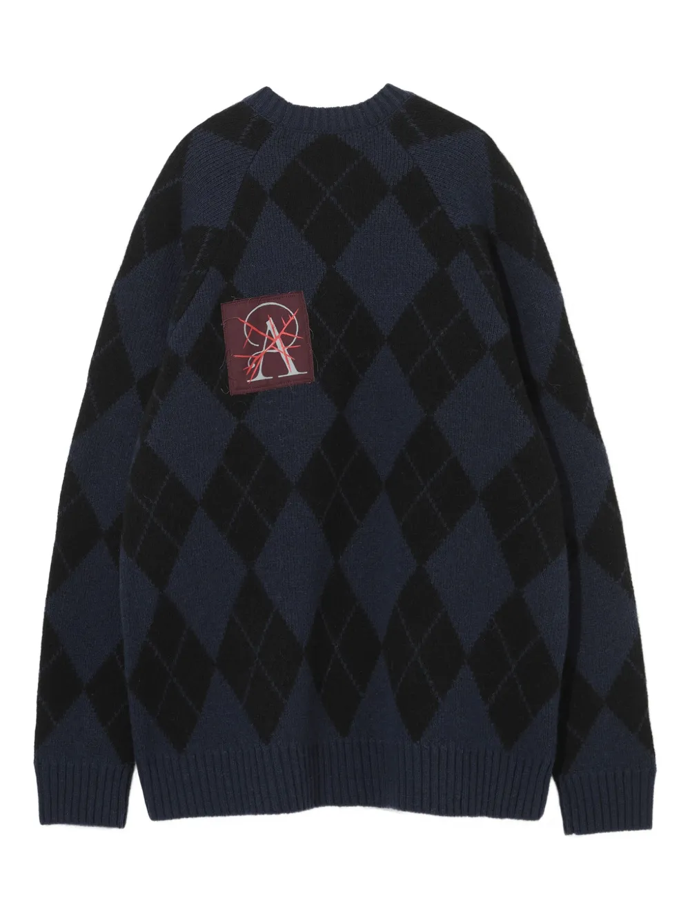 Undercover Trui met argyle patroon Blauw