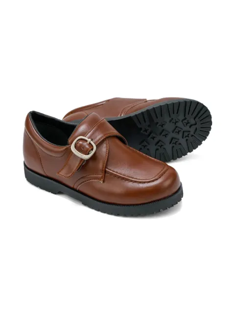 Miki House single-buckle loafers