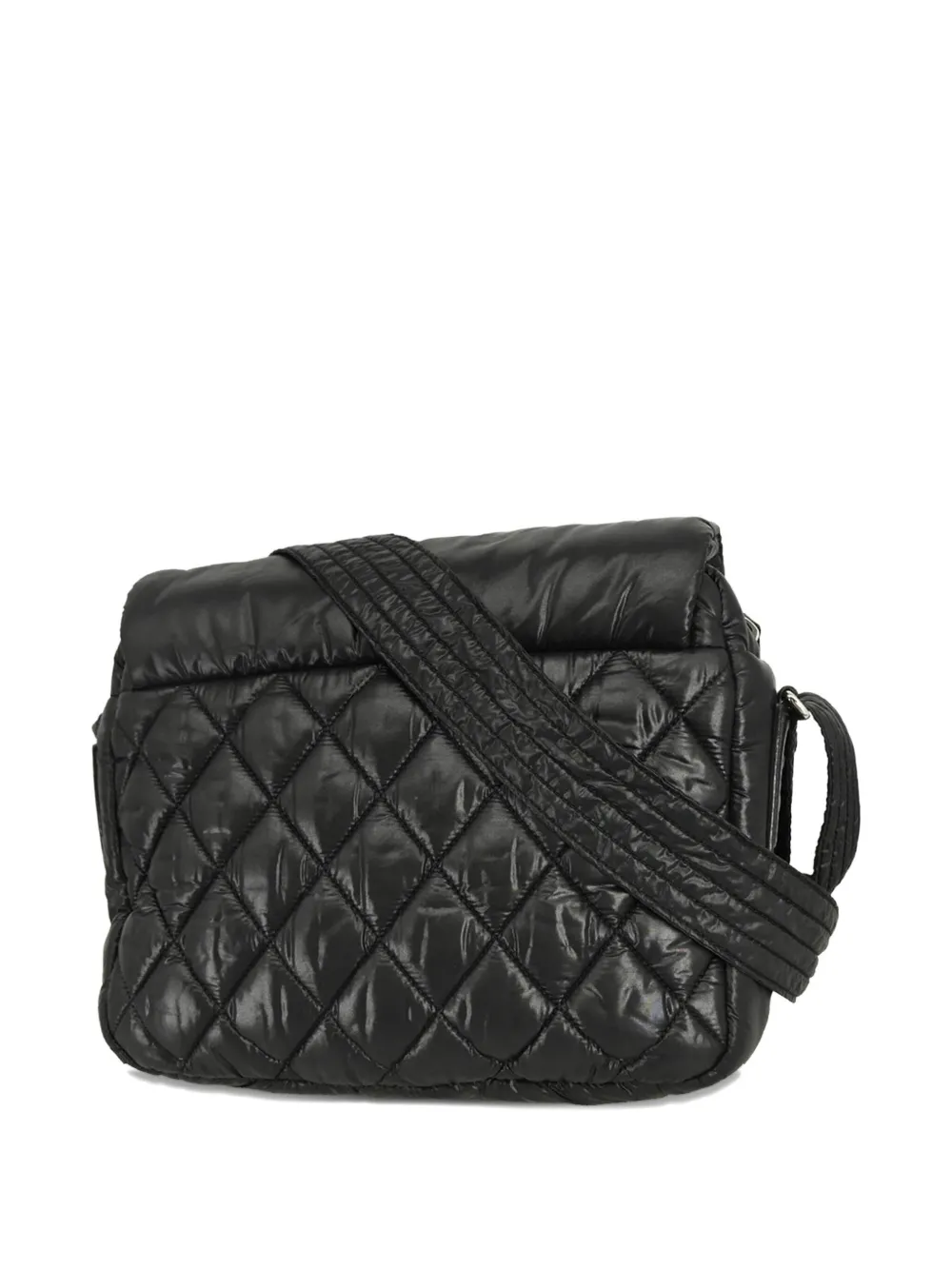 Pre-owned Chanel 2009 Coco Cocoon Shoulder Bag In Black