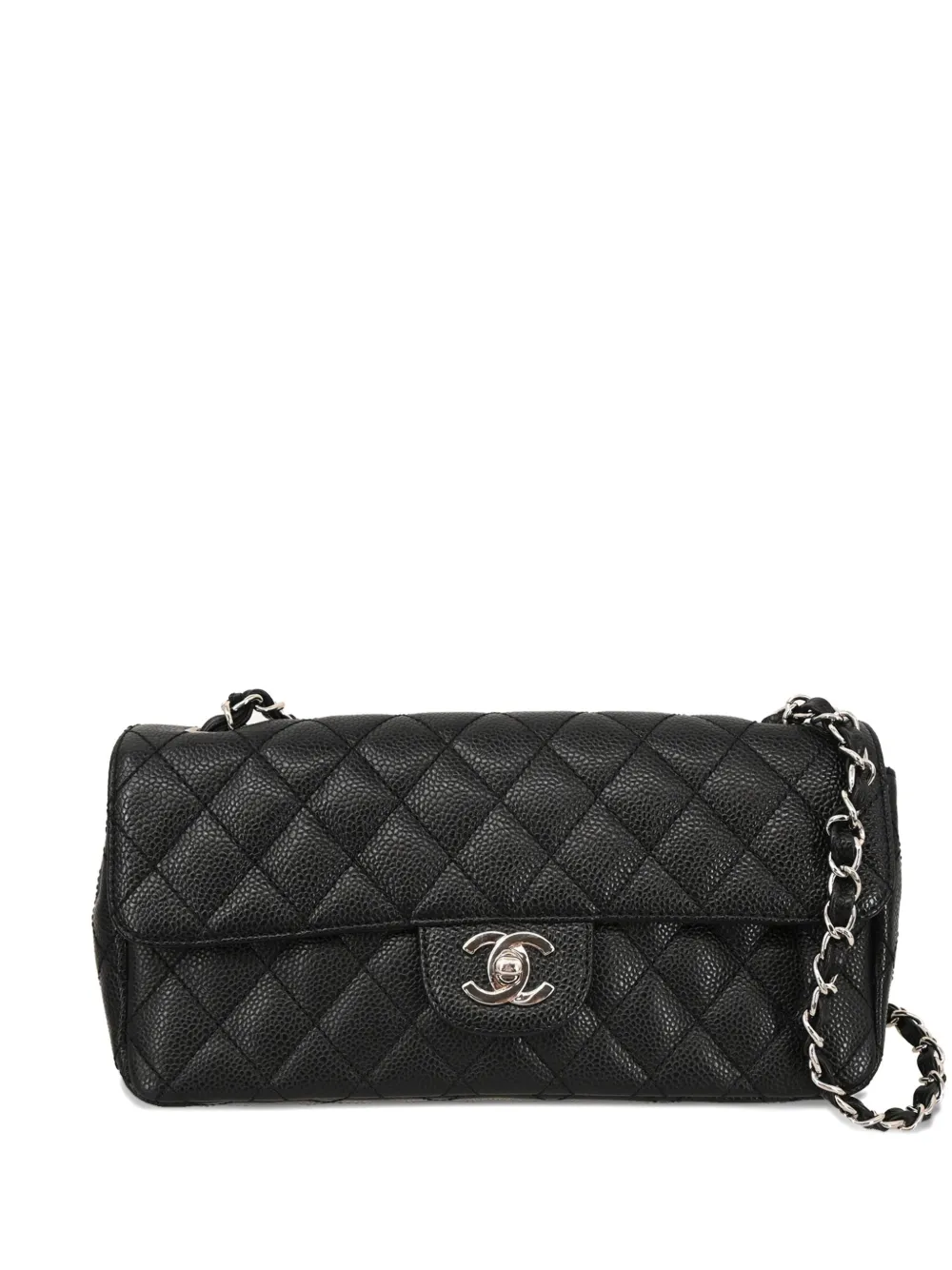 CHANEL Pre-Owned 2006 イーストウエスト ショルダーバッグ - ブラック CHANEL Pre-Owned 2006 イーストウエスト ショルダーバッグ - ブラック