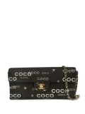 CHANEL Pre-Owned 2000 Coco East West Choco Bar shoulder bag - Black