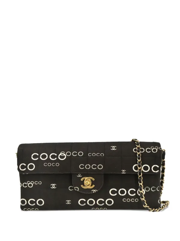 CHANEL Pre-Owned 2000s イーストウエスト チョコバー ショルダー
