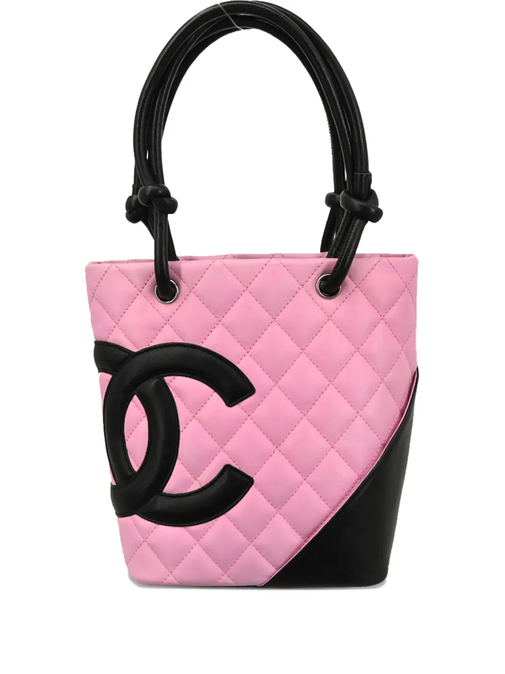 CHANEL Pre-Owned 2003 カンボン ライン ハンドバッグ - ピンク CHANEL Pre-Owned 2003 カンボン ライン ハンドバッグ - ピンク