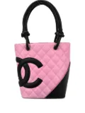 CHANEL Pre-Owned 2003 Cambon Ligne tote bag - Pink