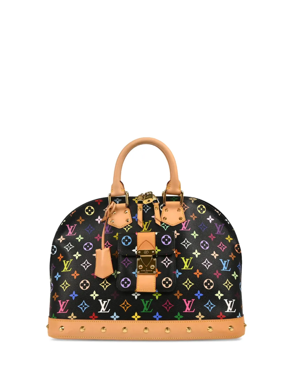 Louis Vuitton Pre-Owned tote Alma GM 2013 en colaboración con Takashi Murakami | negro | Image 1