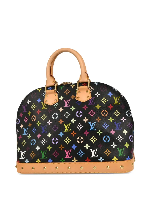 Louis Vuitton Pre-Owned x Takashi Murakami 2013 Alma GM Tote Bag