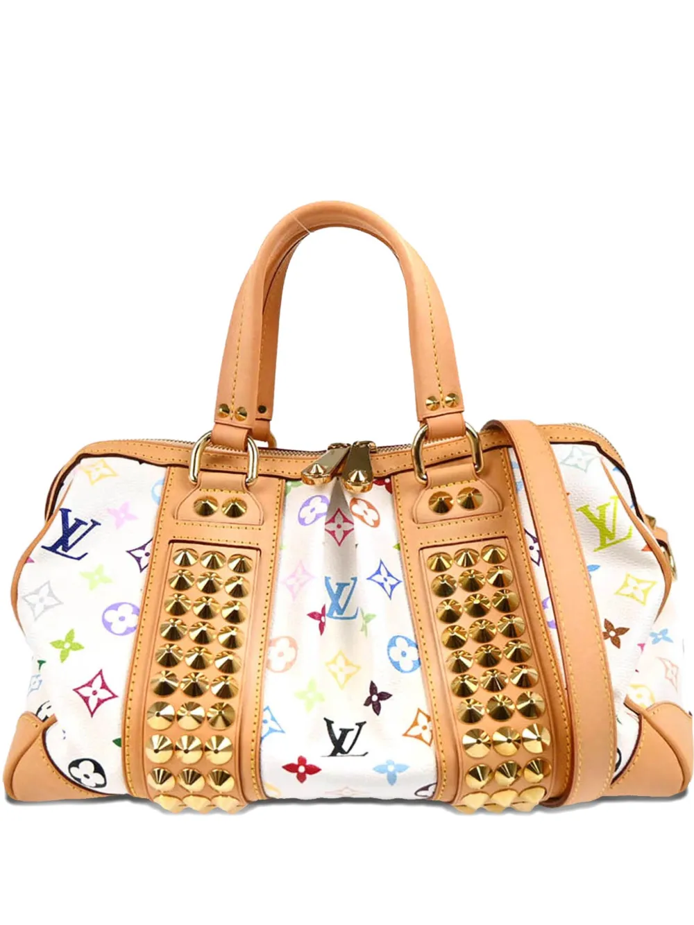 Louis Vuitton Pre-Owned x Takashi Murakami 2010 Courtney MM tote bag | White | Image 1