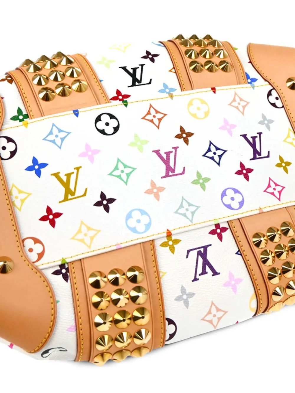 Pre-owned Louis Vuitton X Takashi Murakami 2010 Courtney Mm Tote Bag