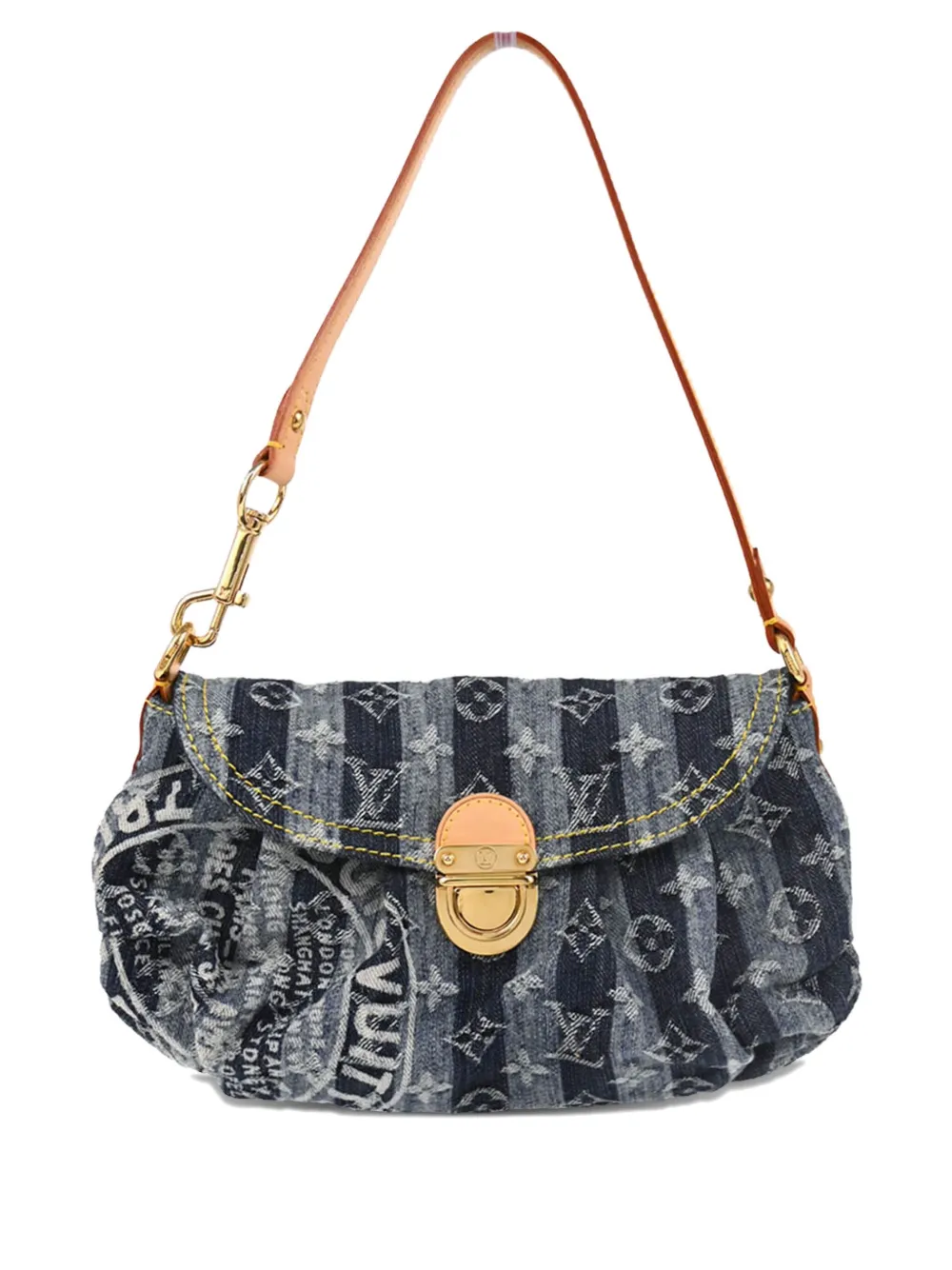Louis Vuitton Pre-Owned 2006 プリーティ レイエ ショルダーバッグ ミニ - ブルー Louis Vuitton Pre-Owned 2006 プリーティ レイエ ショルダーバッグ ミニ - ブルー