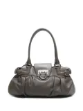 Ferragamo Pre-Owned 2000-2020s Gancini leather handbag - Grey