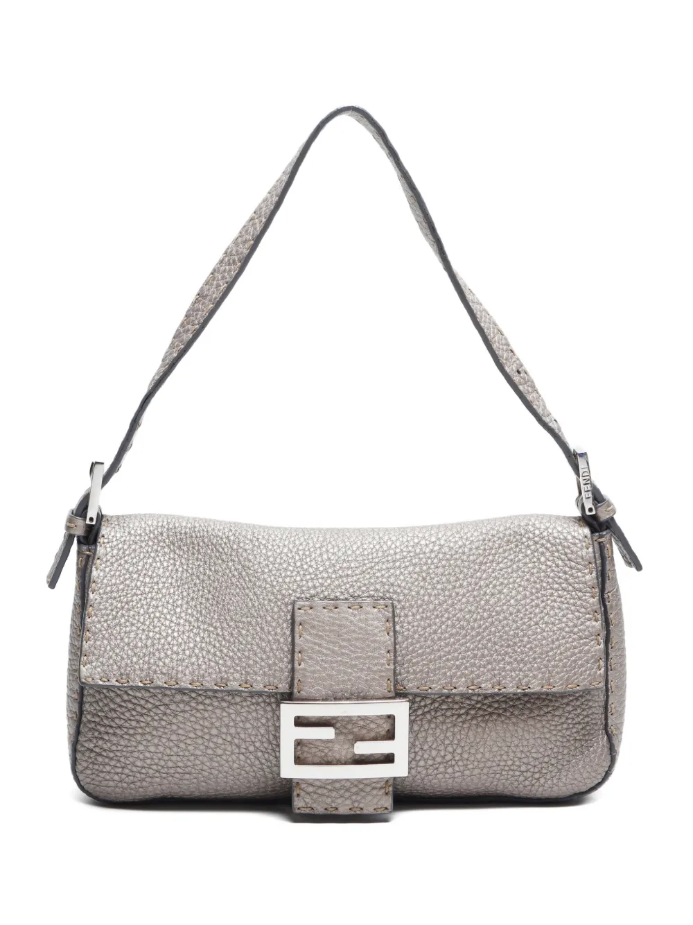 Fendi Pre-Owned 2000-2010s Mamma Bucket shoulder bag | Silver | Image 1