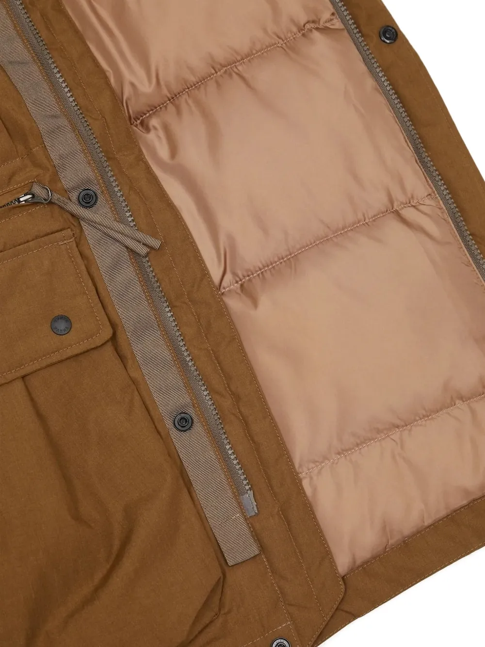 Nanga Takibi Multi-pocket Down Jacket In Brown