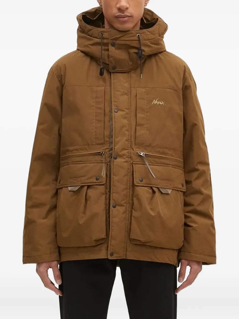 NANGA Takibi multi-pocket down jacket - ブラウン NANGA Takibi multi-pocket down jacket - ブラウン